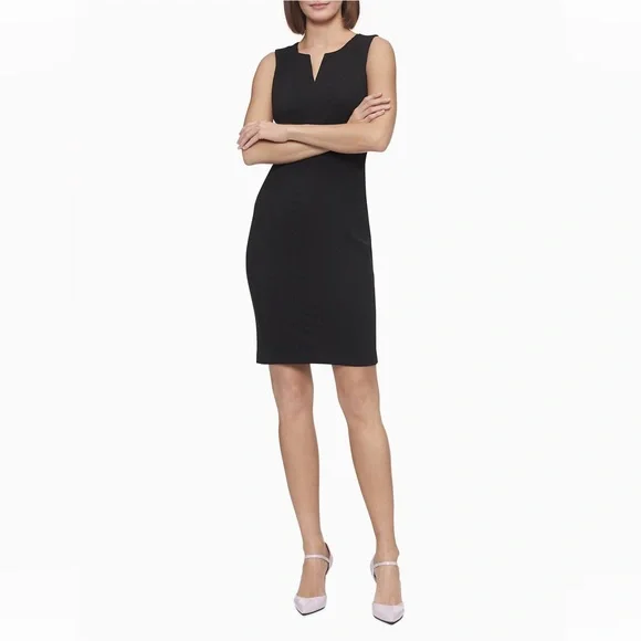 Calvin Klein | Dresses | Calvin Klein Sleeveless Mini Sheath Dress |  Poshmark